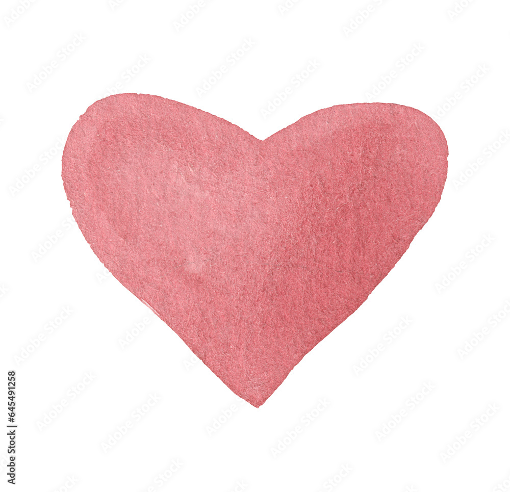 Red stylized heart