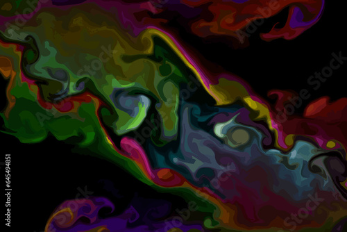 A colorful background with bubbles