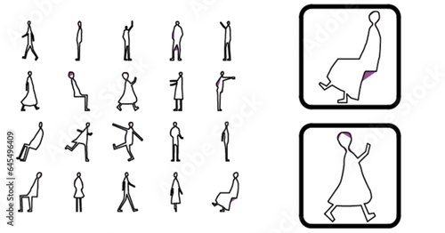 Architecture silhouette set