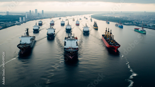 Dozens of Russian ships transport oil and minerals across the sea. The concept of EU sanctions 