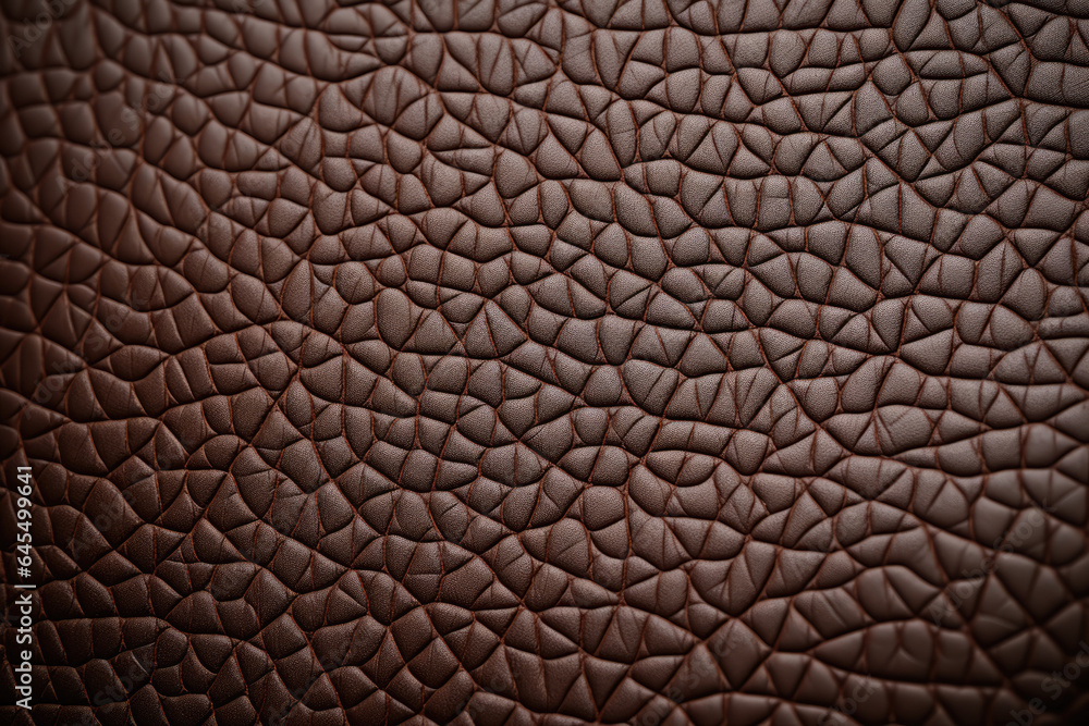 Close-up of leather texture that adds sophistication and elegance Close-up of leather texture that adds sophistication and elegance