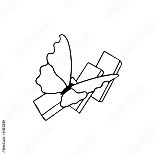 vector illustration of butterfly concept