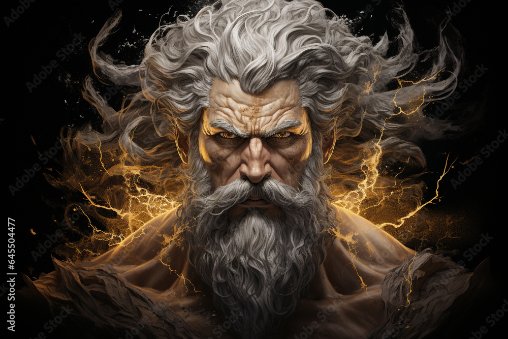 Zeus main Olympian god in Greek mythology, the god of thunder and