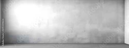 Industrial Elegance: Light on Gray Plaster Wall for Product Presentation, Background