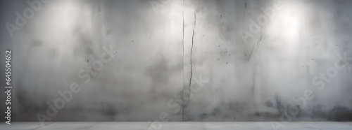 Industrial Elegance: Light on Gray Plaster Wall for Product Presentation, Background