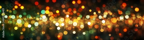 Vibrant Nebula: abstract lights. Abstract lights blur bokeh background. colorful vivid background, wide range, generative AI