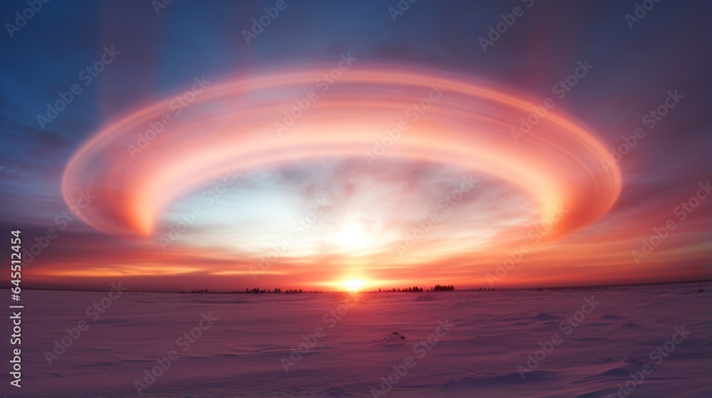 a mesmerizing and vibrant meteorological phenomenon known as a 