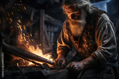Portrait of a blacksmith