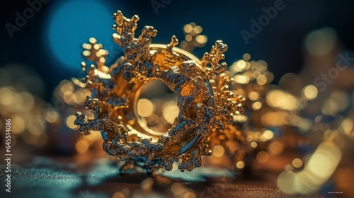 Sparkling Festive Jewels  Christmas Decorations  Golden Ornaments  Silver Trees and More   generative AI