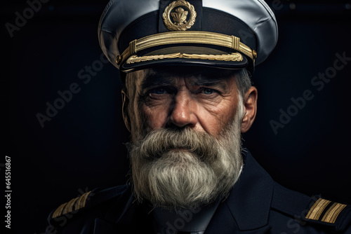 Portrait of sea captain