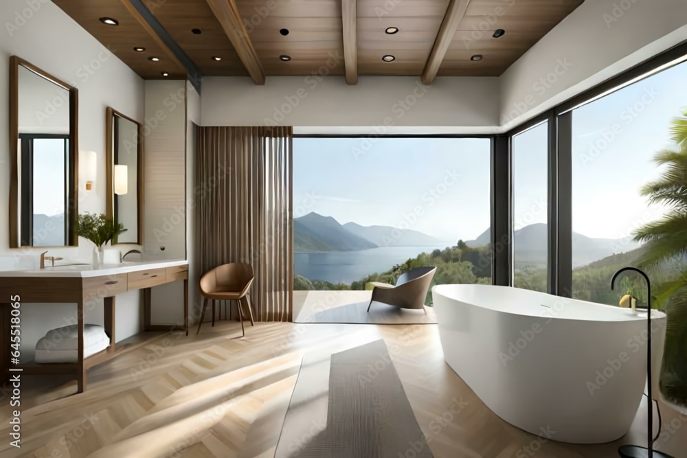 Bathroom rustic style interior design Bathroom rustic style interior design