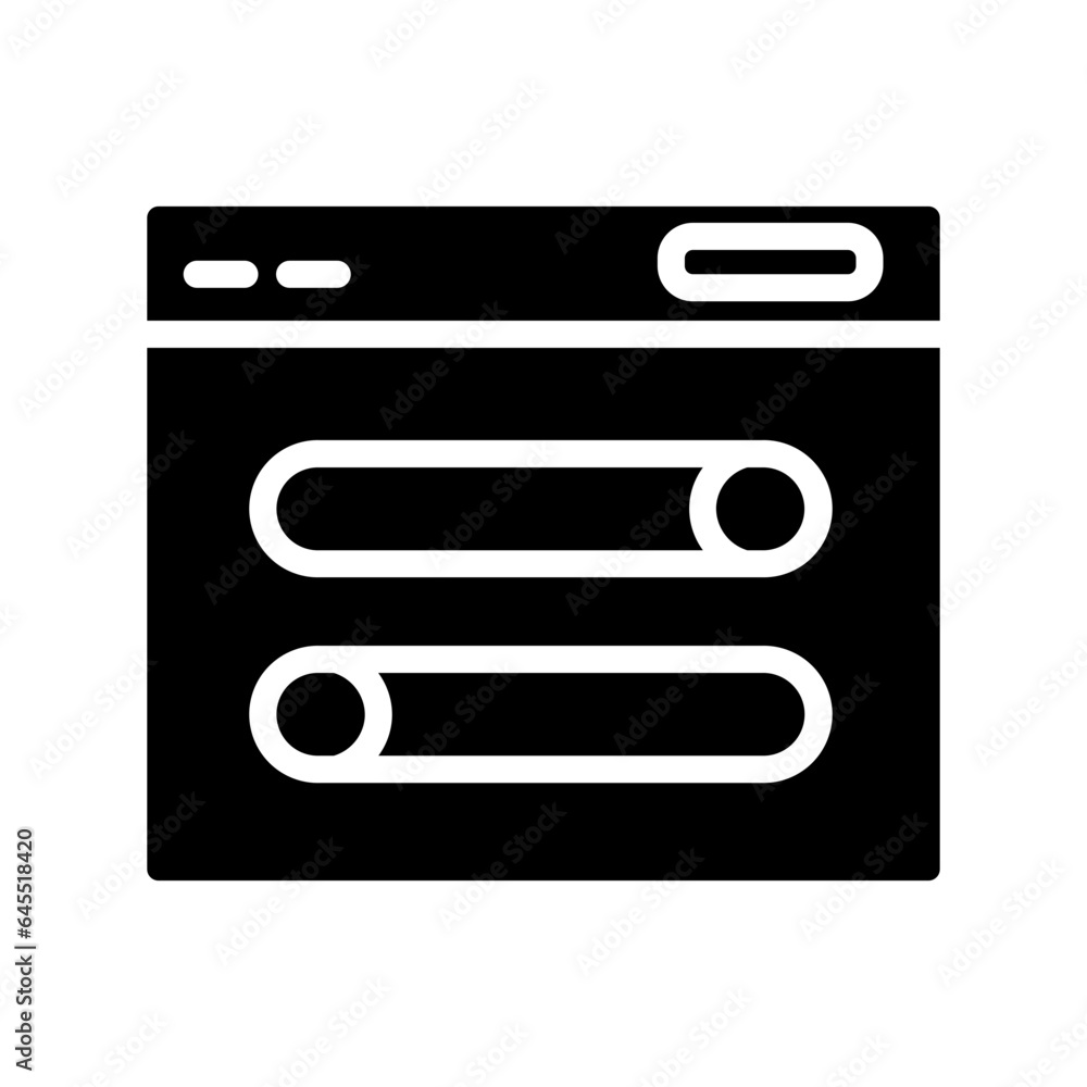 Web Interface Option Icon Web Interface Option Icon