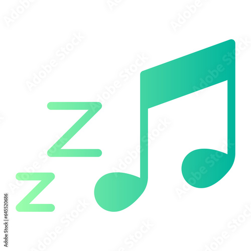 music note gradient icon