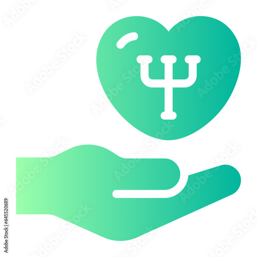 psychologist gradient icon