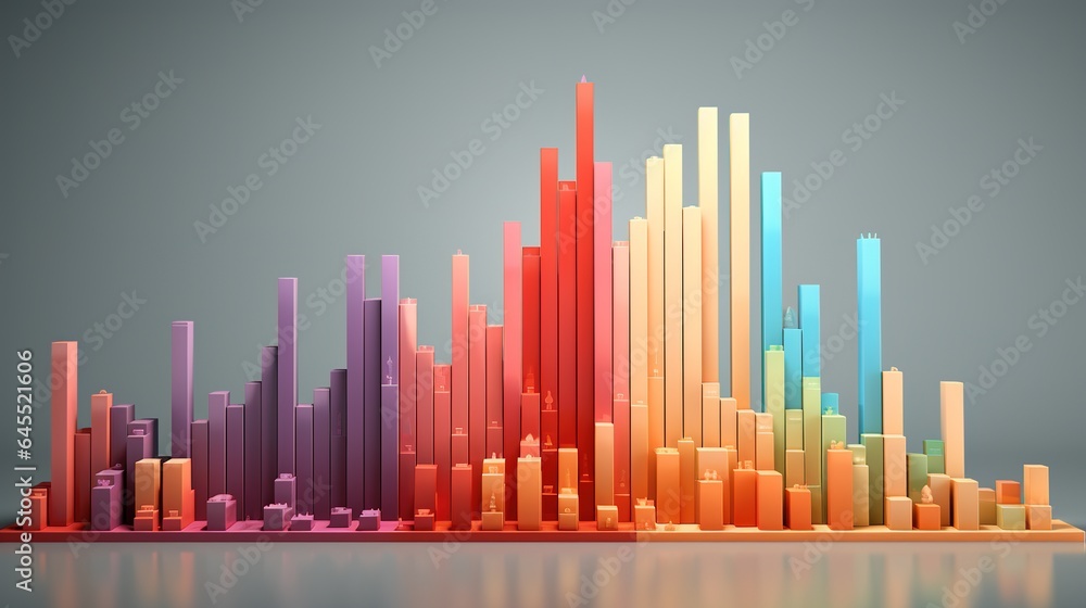 Abstract Data Skyline: A mesmerizing abstract cityscape of vibrant, colorful bars and blocks, reflecting the dynamic nature of data and the potential for growth. Abstract Data Skyline: A mesmerizing abstract cityscape of vibrant, colorful bars and blocks, reflecting the dynamic nature of data and the potential for growth.
