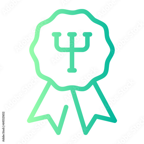 medal gradient icon