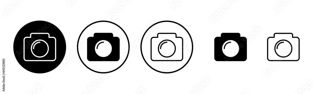 Camera icon set illustration. photo camera sign and symbol. photography icon. Camera icon set illustration. photo camera sign and symbol. photography icon.