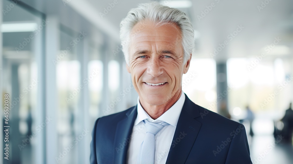 portrait of senior professionals looking at the camera with an office portrait of senior professionals looking at the camera with an office