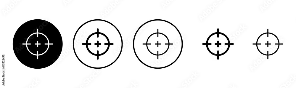 Target icon set illustration. goal icon vector. target marketing sign and symbol Target icon set illustration. goal icon vector. target marketing sign and symbol