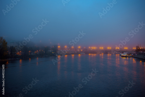 landscape with Vltava river