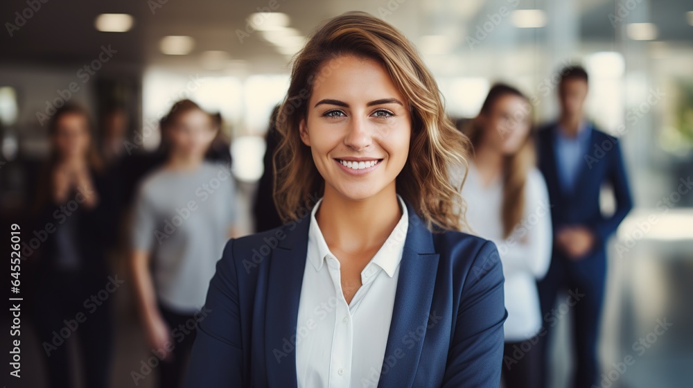 Portrait of a business woman. generative ai Portrait of a business woman. generative ai