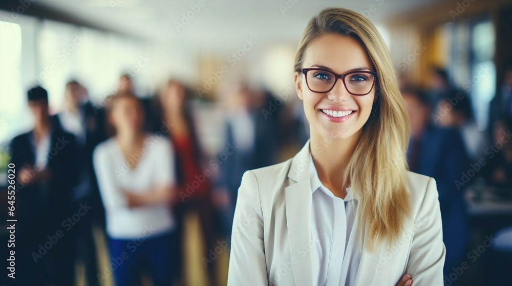Portrait of a business woman. generative ai Portrait of a business woman. generative ai