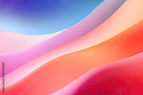 Soft gradients of colors, smooth and visually pleasing background
