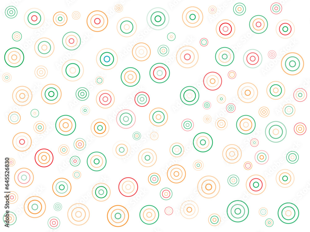 Circle pattern. Random abstract background. Vector design