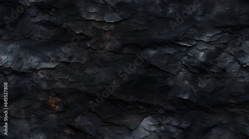 Seamless Tile - Charred Coal Wood Charcoal - Generative Ai