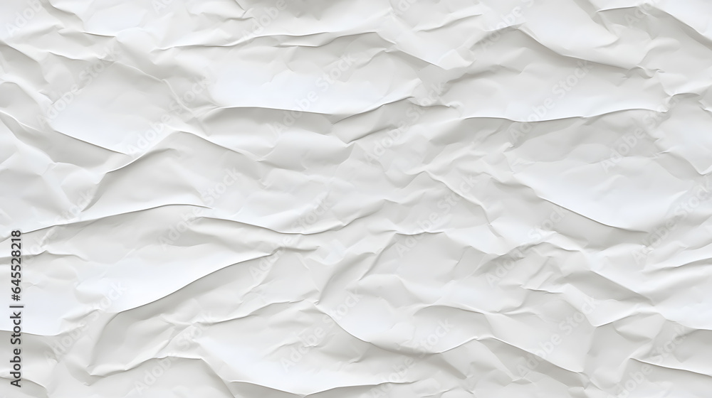 Obraz premium Seamless Tile - Wrinkled Paper - Generative Ai