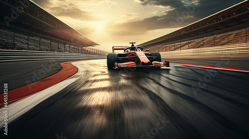 The Dynamic Transformation of an F1 Racing Track in Motion. Generative AI