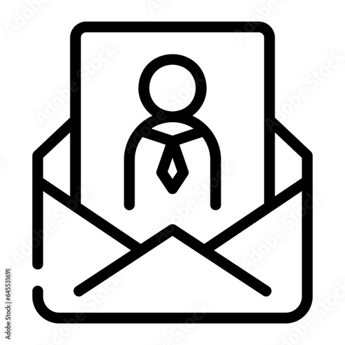 ballot line icon