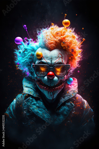 Clown with shades  © Emilie