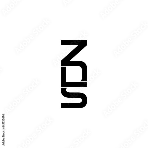 zds initial letter monogram logo design