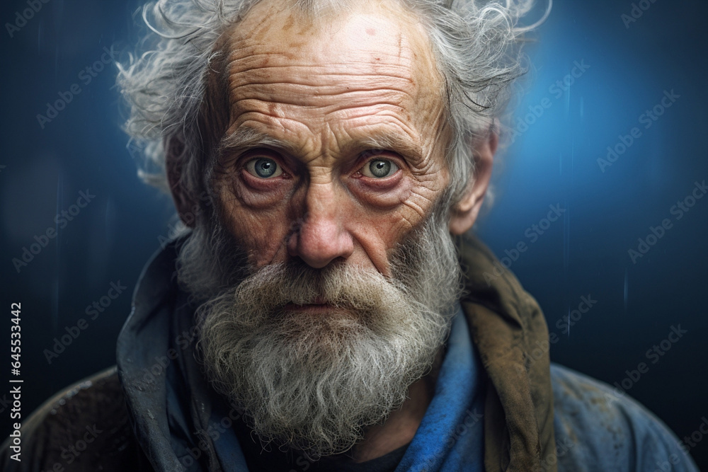 Portrait beard senior adult white old face person male men caucasian mature Portrait beard senior adult white old face person male men caucasian mature