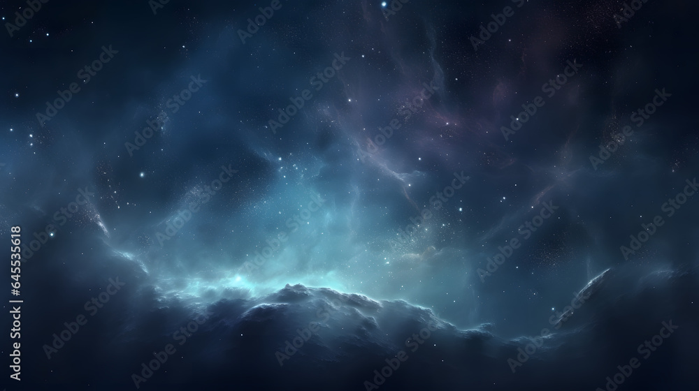 星雲銀河の背景 No.042  The Background of the Nebula Galaxy Generative AI