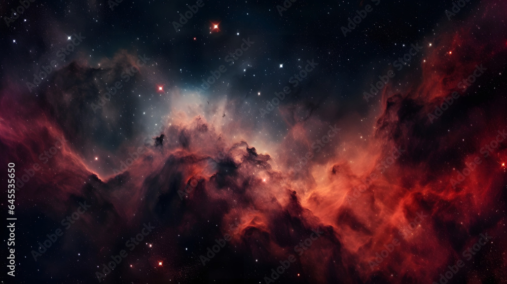星雲銀河の背景 No.050  The Background of the Nebula Galaxy Generative AI