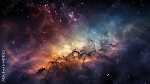 星雲銀河の背景 No.043 The Background of the Nebula Galaxy Generative AI