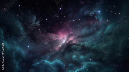                       No.048  The Background of the Nebula Galaxy Generative AI