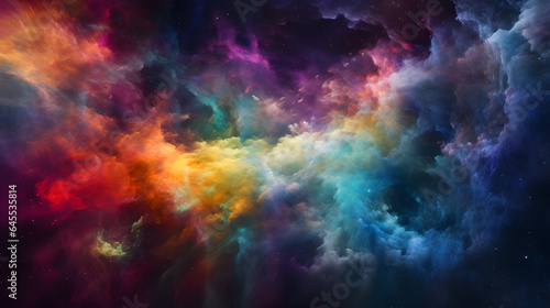 星雲銀河の背景 No.078 The Background of the Nebula Galaxy Generative AI