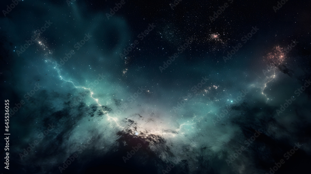 星雲銀河の背景 No.093  The Background of the Nebula Galaxy Generative AI