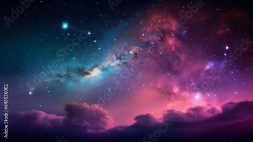 星雲銀河の背景 No.088  The Background of the Nebula Galaxy Generative AI