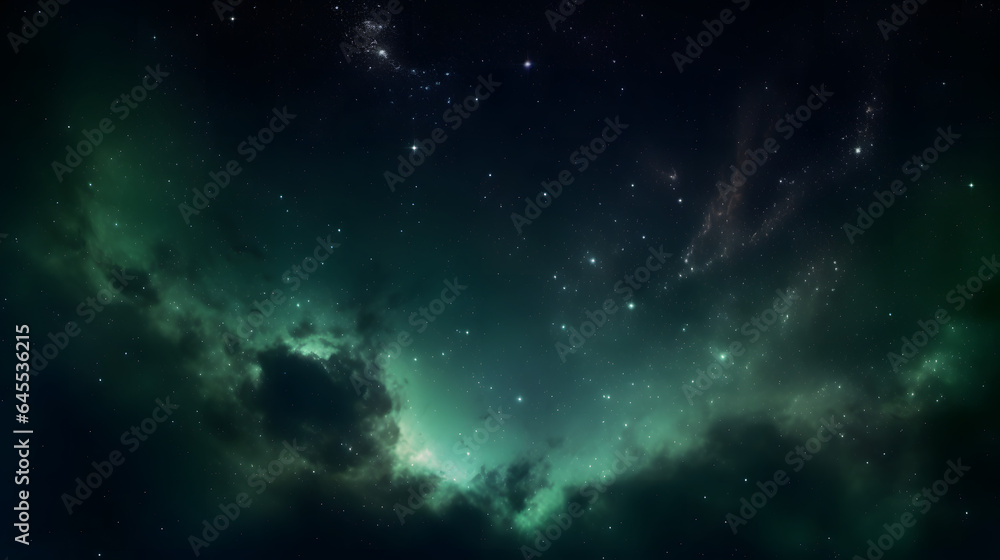 Fototapeta premium 星雲銀河の背景 No.104 The Background of the Nebula Galaxy Generative AI
