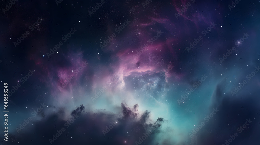 星雲銀河の背景 No.109  The Background of the Nebula Galaxy Generative AI