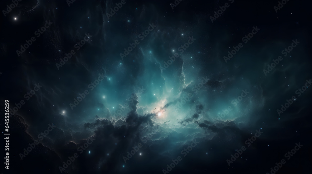 星雲銀河の背景 No.115  The Background of the Nebula Galaxy Generative AI