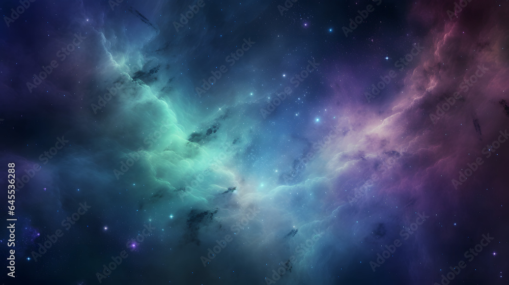 星雲銀河の背景 No.112  The Background of the Nebula Galaxy Generative AI