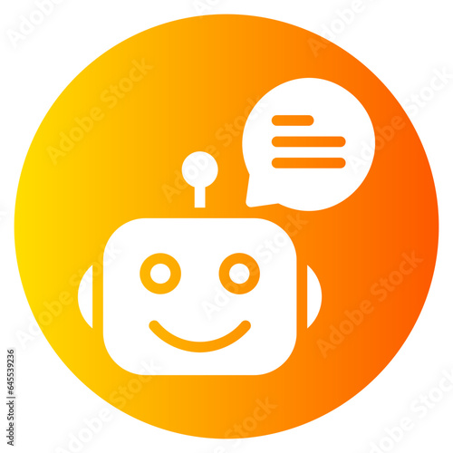 chatbot gradient icon