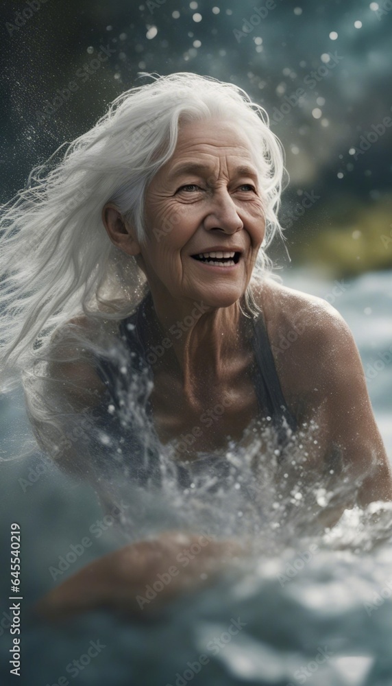 Obraz premium Grandma