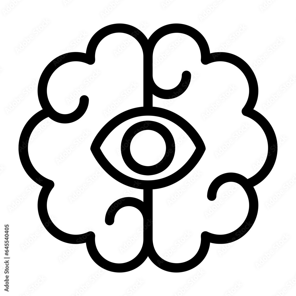 mind line icon mind line icon