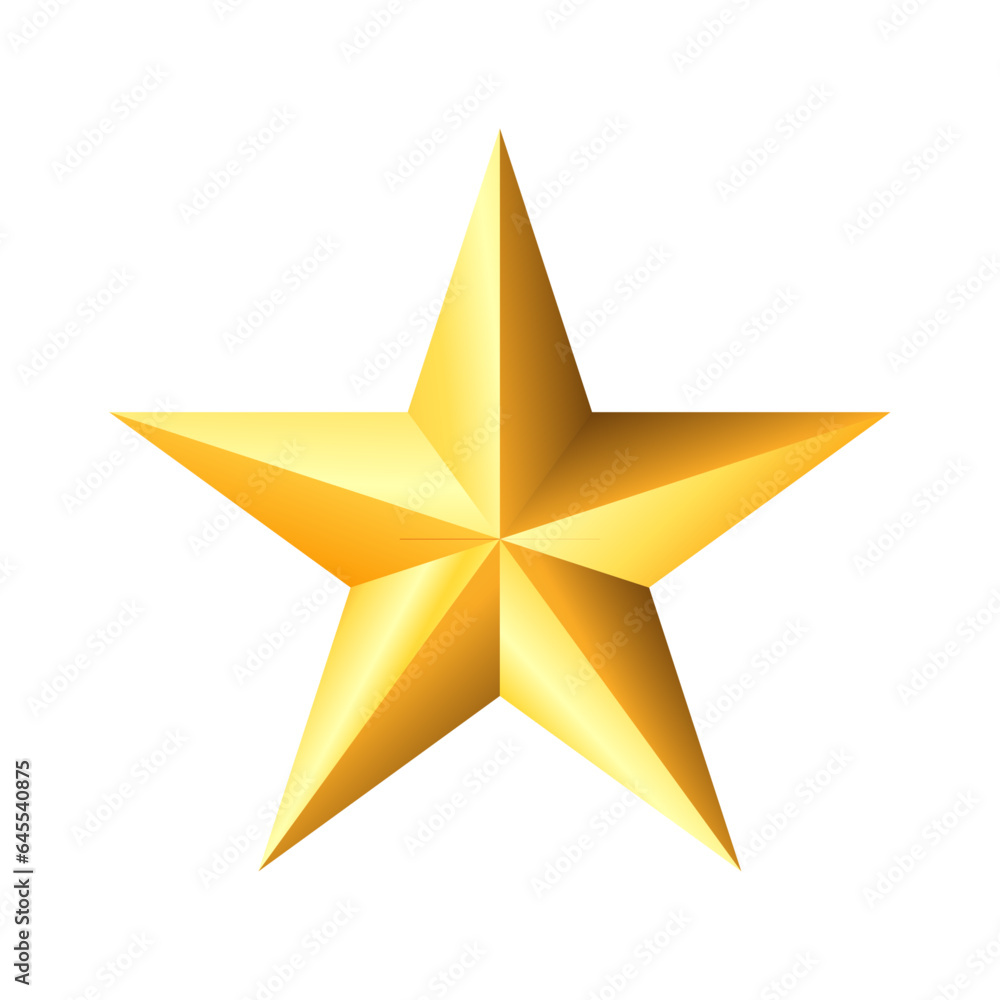 Vector golden star celebration design elements Vector golden star celebration design elements